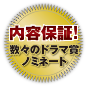 内容保証!　数々のドラマ賞ノミネート